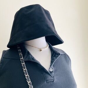 Elegant Black Bucket Hat